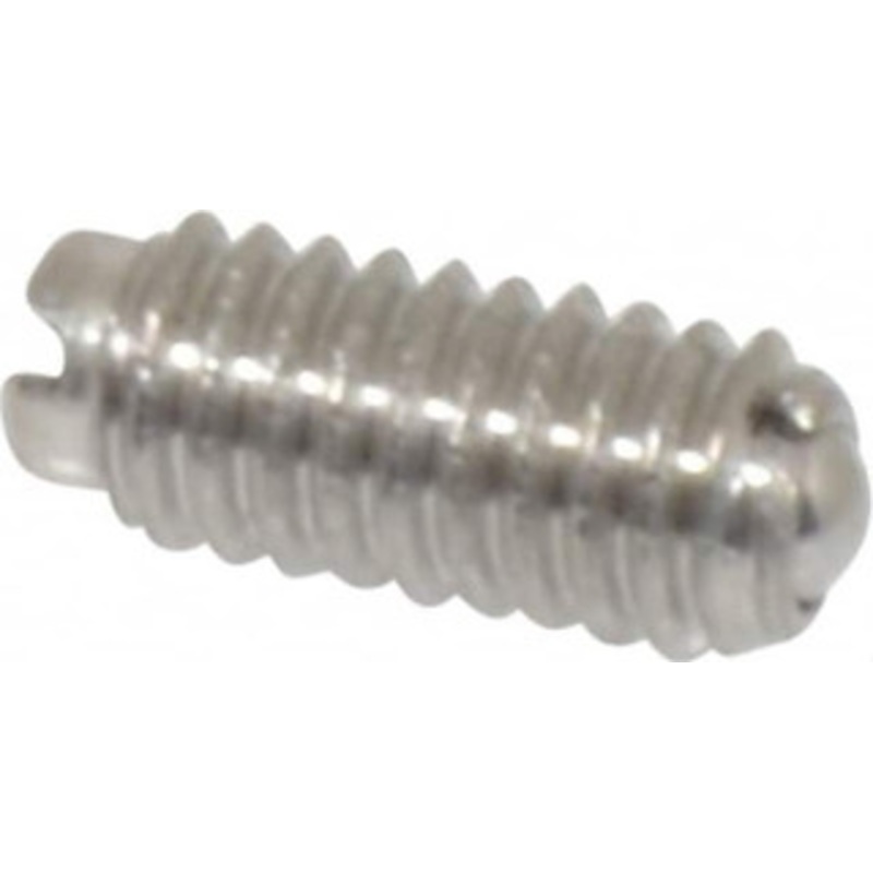 Vlier 6-40, 0.078 Ball Diam, 0.312 Body Length, 0.023 Max Ball Reach, Threaded Ball Plunger Stainless Steel Body, Stainless Steel Ball, 0.5 Lb Initial End Force, 1 Lb Final End Force SSB48 – 62121447