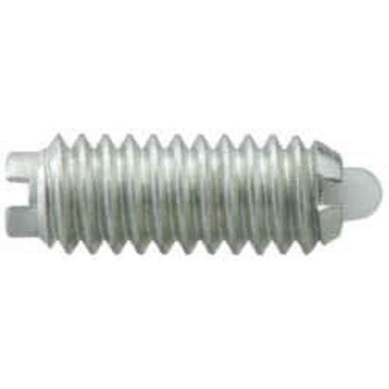 Vlier 8-32, 7/16 Thread Length, 0.052 Plunger Projection, Steel Threaded Spring Plunger 0.07 Max Plunger Diam, 0.437 Plunger Length, 1.5 Lb Init End Force, 4.75 Lb Final End Force NM50A – 62120316