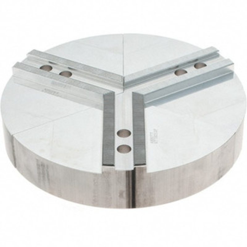 Abbott Workholding 12 Max Chuck Capacity, 1.5mm x 60 Serrated Interface, Round Soft Lathe Chuck Jaw 3 Jaw, Aluminum, 1.1811 Btw Mount Hole Ctrs, 12 Wide, 2 High, 16mm Fastener KTTB212P – 50487727