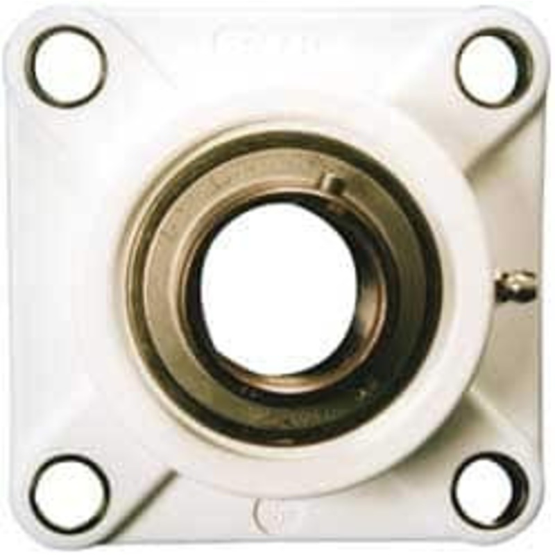 Value Collection 1 ID, 1-13/32 OAL x 3-3/4 OAH 4-Bolt Flange Mounted Bearing 1,764 Lb Static Cap, 3,147 Lb Dyn Cap, 2-3/4 Btw Mnt Hole Ctrs, SS Thermoplastic UCFPL205-16SS – 05600168