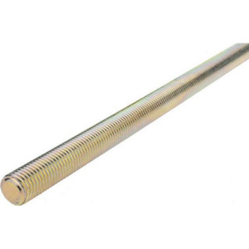 Value Collection 3/4-10 x 3 ft. Low Carbon Steel Threaded Rod Right Hand Thread, Yellow Zinc Plated Finish, UNC 36681 – 53525739
