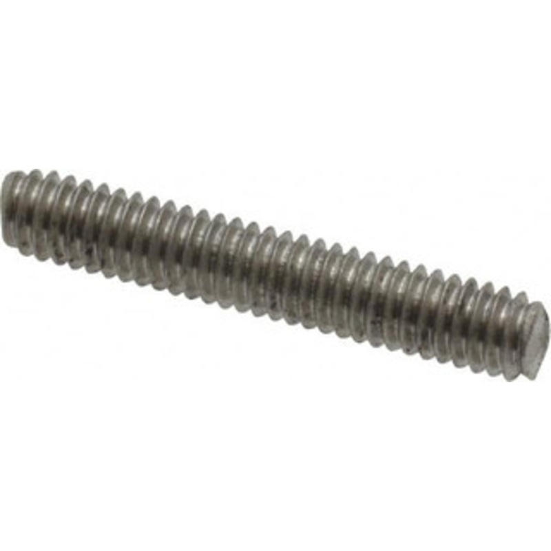 Value Collection #8-32 1 OAL Fully Threaded Stud Stainless Steel, Plain Finish 407-1033 – 07166846