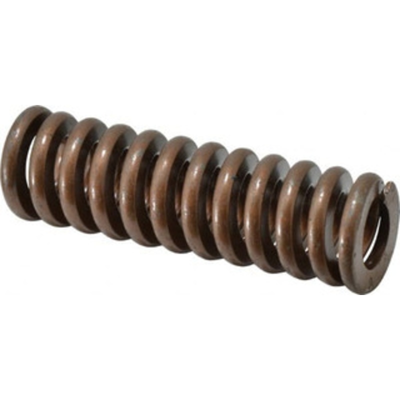 Associated Spring Raymond 1-1/4 Hole Diam, 5/8 Rod Diam, 4 Free Length, Gold Die Spring 796.8 Lb Max Deflection, 1.2 Max Deflection, Heavy Duty, Chromium Alloy Steel 105-616 – 07662901
