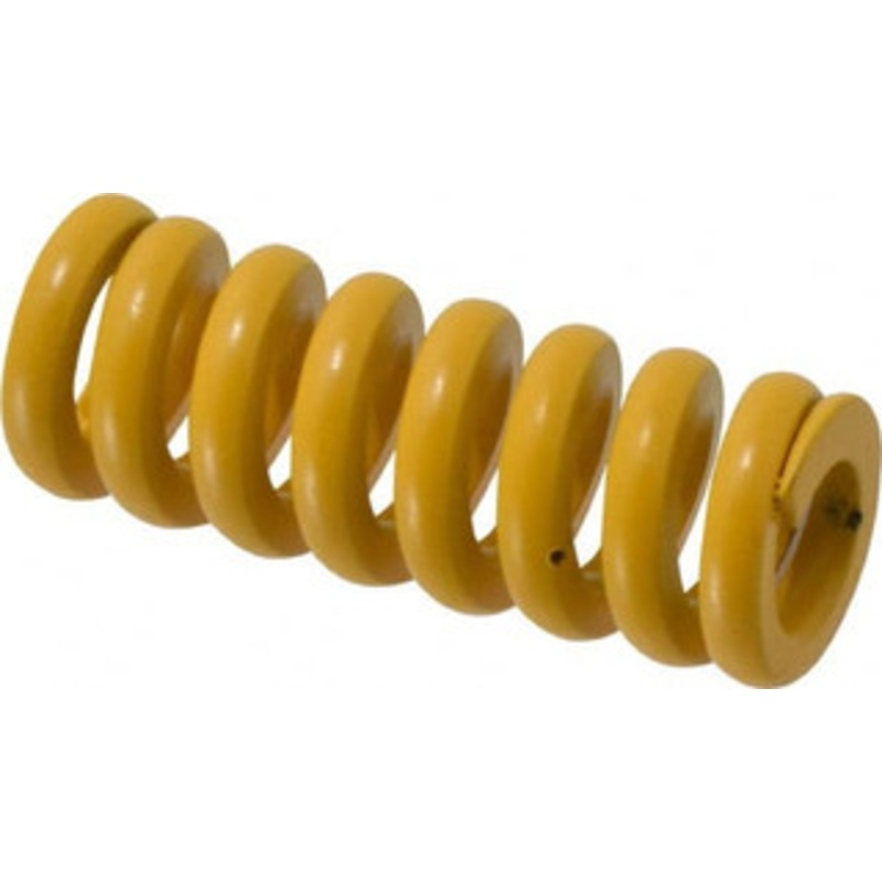 Associated Spring Raymond 20mm Hole Diam, 10mm Rod Diam, 2 Free Length, Yellow Die Spring 1664 N Max Deflection, 13mm Max Deflection, Extra Strong, Chromium Alloy Steel 206-408 – 67901736