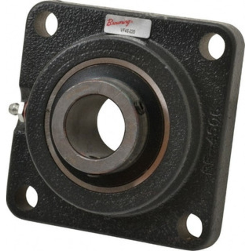 Browning VF4S-220 1-1/4 ID, 4-5/8 OAL x 4-5/8 OAH 4-Bolt Flange 3,493 Lb Static Cap, 5,782 Lb Dyn Cap, 3-5/8 Btw Mnt Hole Ctrs, Cast Iron VF4S-220 – 85358638