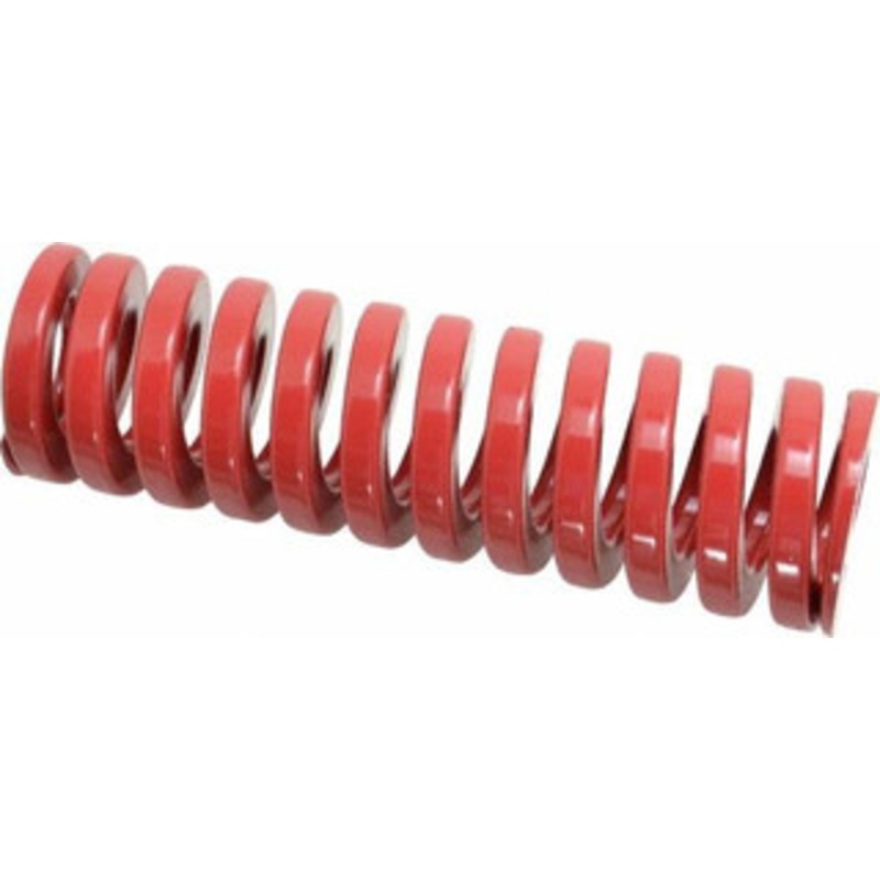 Danly 1-1/2 Hole Diam, 3/4 Rod Diam, 5 Free Length, Red Die Spring 71.5 Lb Max Deflection, 1.5 Max Deflection, Heavy Duty, Chromium Vanadium Steel 9-2420-26 – 76015270