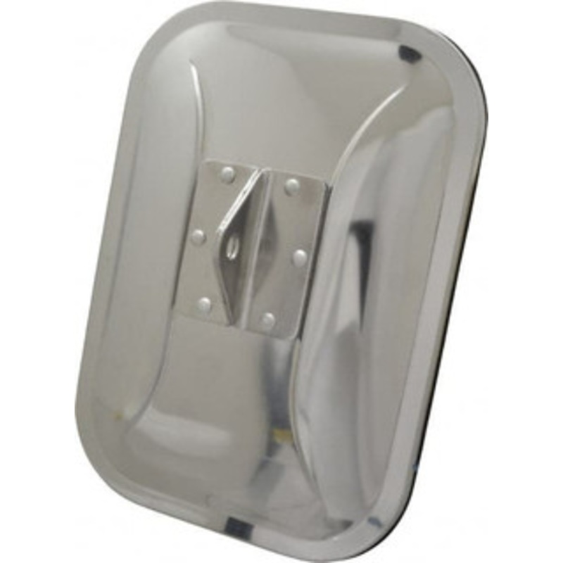 Value Collection 10-1/2 Long to 7-1/2 Wide Automotive Low Mount Universal Replacement Mirror Head Stainless Steel 94500 – 04466272