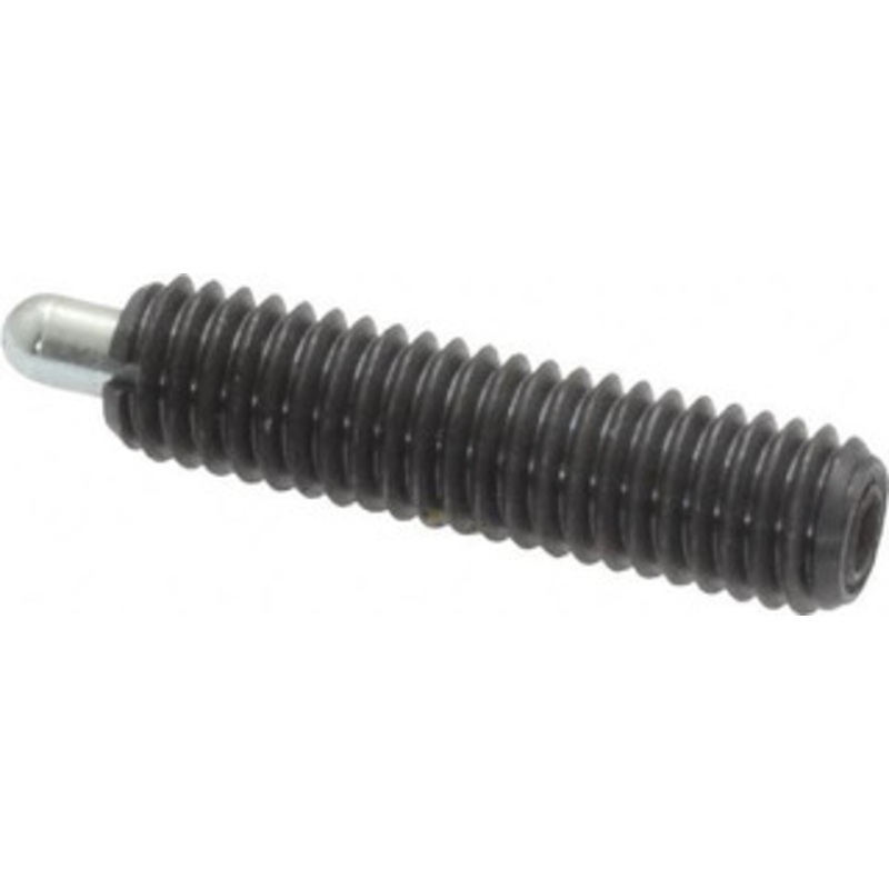 Vlier 10-32, 3/4 Thread Length, 1/8 Plunger Projection, Steel Threaded Spring Plunger 0.091 – 0.092 Max Plunger Diam, 3/4 Plunger Length, 1.3 Lb Init End Force, 2.7 Lb Final End Force S53P – 62116769