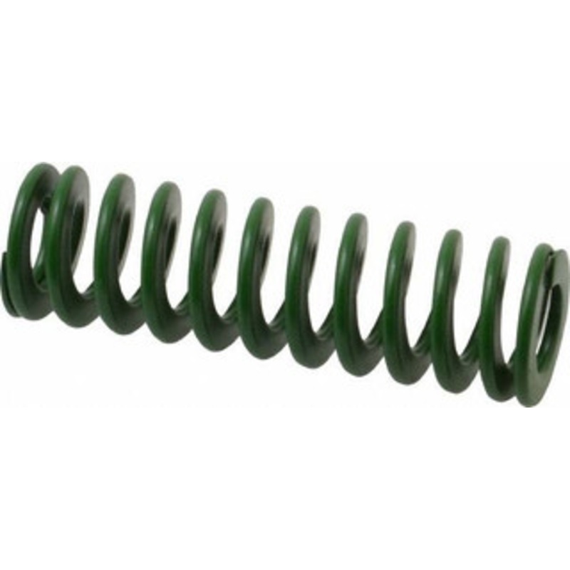 Associated Spring Raymond 20mm Hole Diam, 10mm Rod Diam, 2-1/2 Free Length, Green Die Spring 500 N Max Deflection, 25mm Max Deflection, Light Duty, Chromium Alloy Steel 203-410 – 67898619