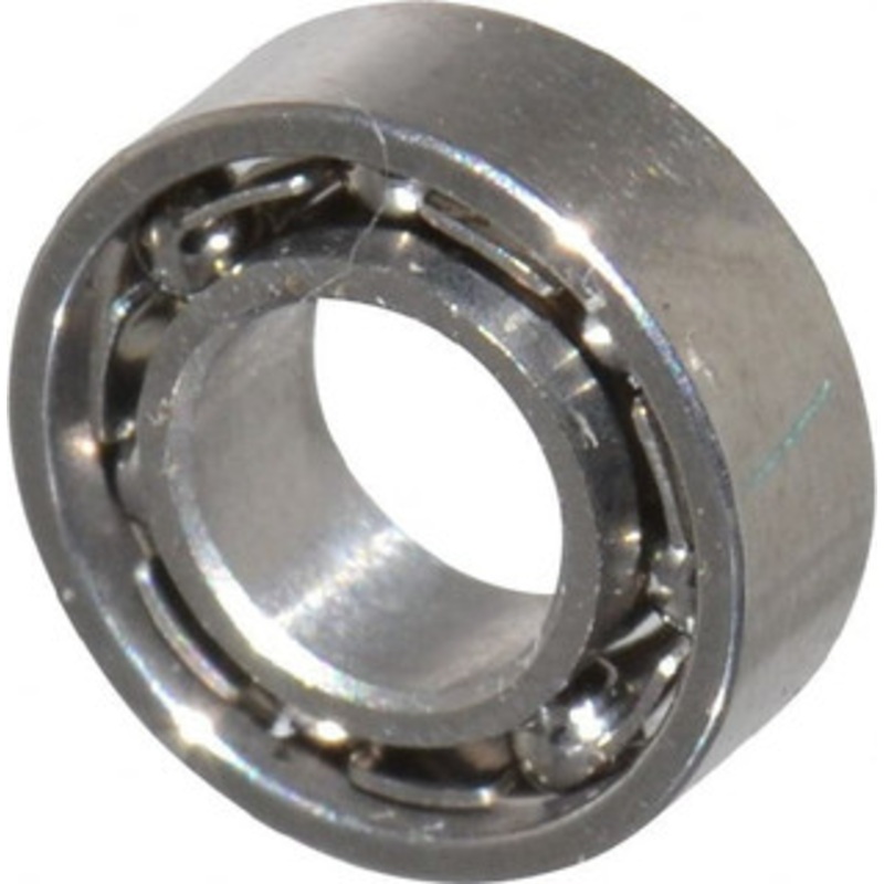 Value Collection 3/32 Bore Diam, 3/16 OD, Open Miniature Radial Ball Bearing 1/16 Wide, 1 Row, Round Bore, 13 Lb Static Capacity, 43 Lb Dynamic Capacity SR133 – 35380443
