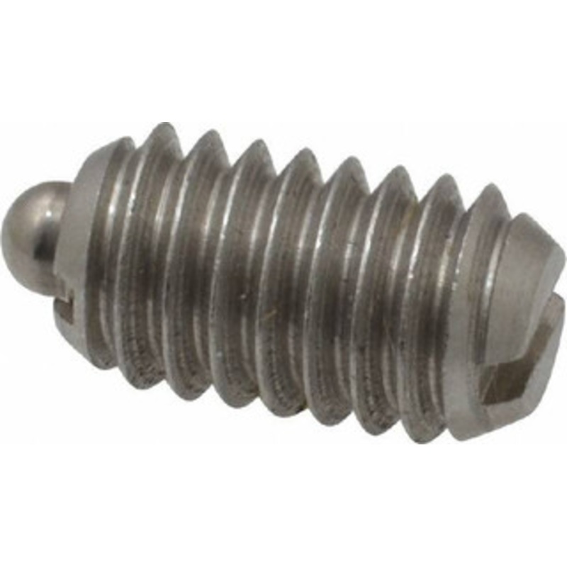 Vlier 5/16-18, 9/16 Thread Length, 1/12 Plunger Projection, Stainless Steel Threaded Spring Plunger 0.135 Max Plunger Diam, 0.562 Plunger Length, 3.75 Lb Init End Force, 15.5 Lb Final End Force SSM56N – 62117833