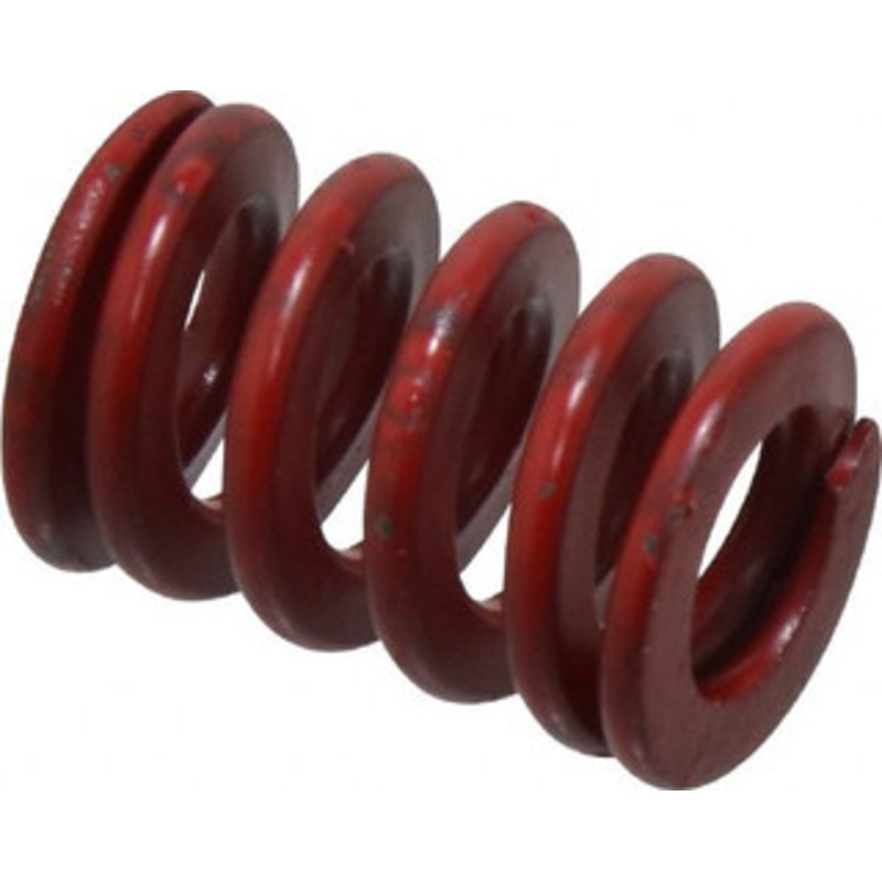 Associated Spring Raymond 3/4 Hole Diam, 3/8 Rod Diam, 1 Free Length, Red Die Spring 185 Lb Max Deflection, 0.37 Max Deflection, Medium Heavy Duty, Chromium Alloy Steel 104-404 – 07661572