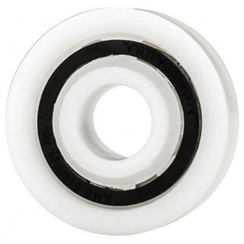 Made in USA 3/8 Bore Diam, 1-1/8 OD, Open Plastic Race Radial Ball Bearing 3/8 Wide, 1 Row, Round Bore, 43 Lb Static Capacity, 55 Lb Dynamic Capacity AR8A-3/8B-6 – 35437458
