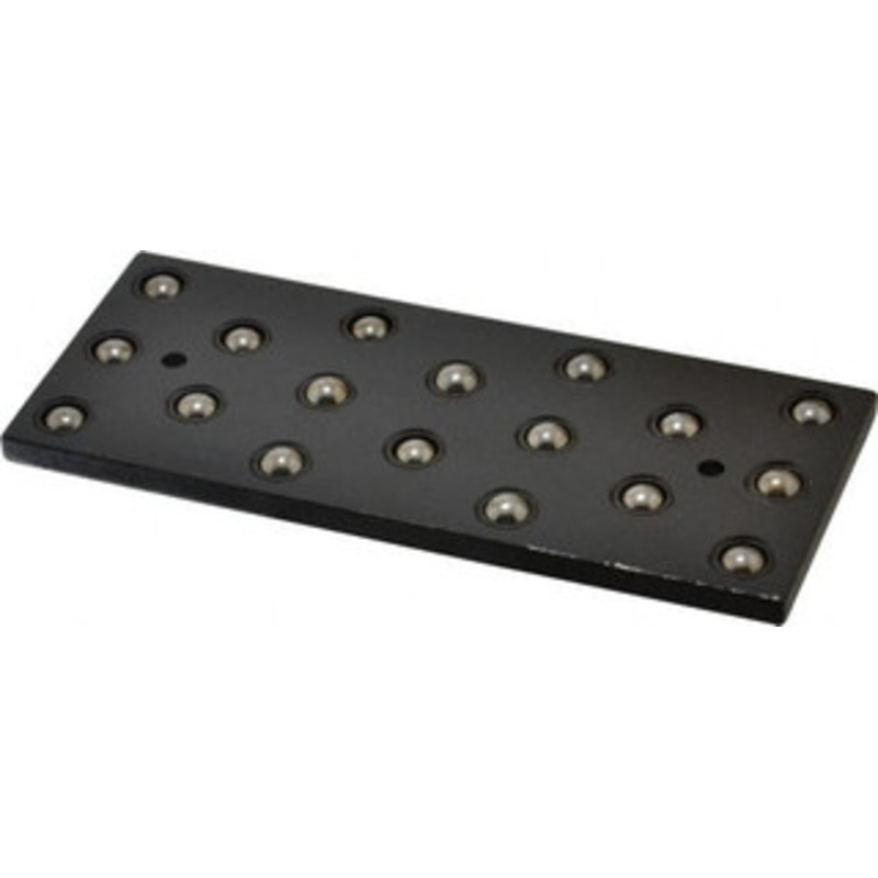 TE-CO 6 Ball Bearing Parallels 18 Balls, 1/4 Thick, 2-1/2 Plate Width, 3/8 Ball Diam, Black Oxide 50201 – 06821003