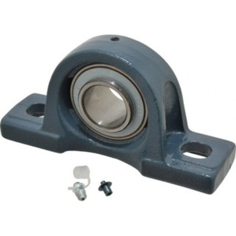 Value Collection 1-1/4 ID, 3-5/16 OAW x 6-1/2 OAL x 3-5/16 OAH High Temperature Ball Bearing Pillow Block 2,500 Lb Static Cap, 4,300 Lb Dyn Cap, 4-3/4 Btw Mnt Hole Ctrs, 1-11/16 Base-to-Ctr Ht, Cast Iron UCP206-20HT – 05600994