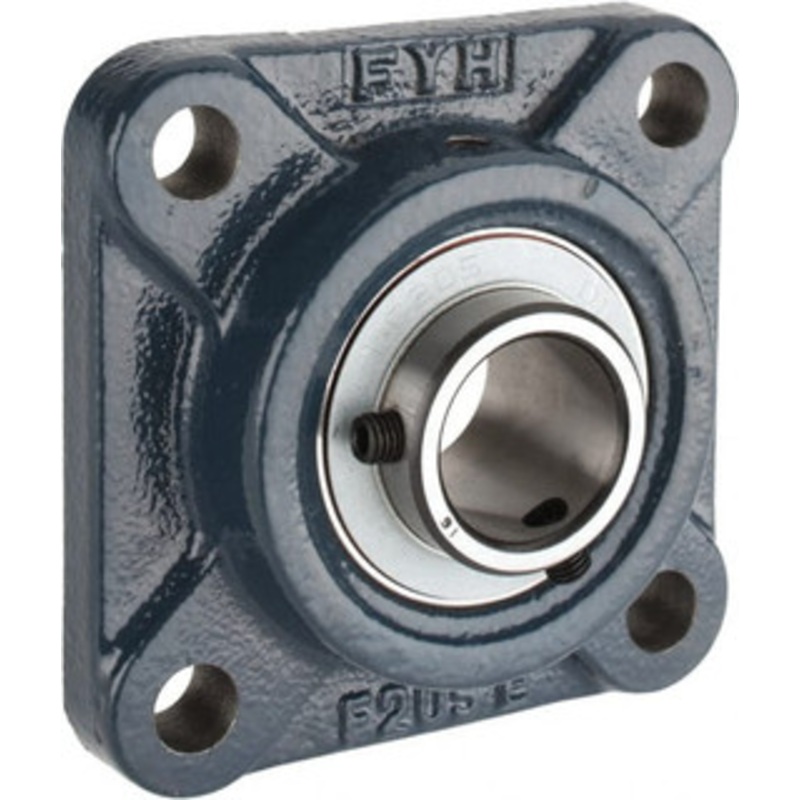 Value Collection 1 ID, 3-3/4 OAW x 3-3/4 OAL x 3-3/4 OAH 4-Bolt High Temperature Flange Bearing 1,740 Lb Static Cap, 3,100 Lb Dyn Cap, 2-3/4 Btw Mnt Hole Ctrs, 5/8 Base-to-Ctr Ht, Cast Iron UCF205-16HT – 05551015