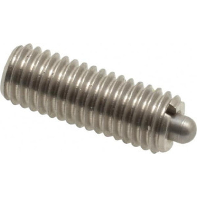 Vlier M8 x 1.25, 0.866 Thread Length, 0.118 Plunger Projection, Stainless Steel Threaded Spring Plunger 0.138 Max Plunger Diam, 0.866 Plunger Length, 2.02 Lb Init End Force, 7.87 Lb Final End Force SSML8AN – 62118005
