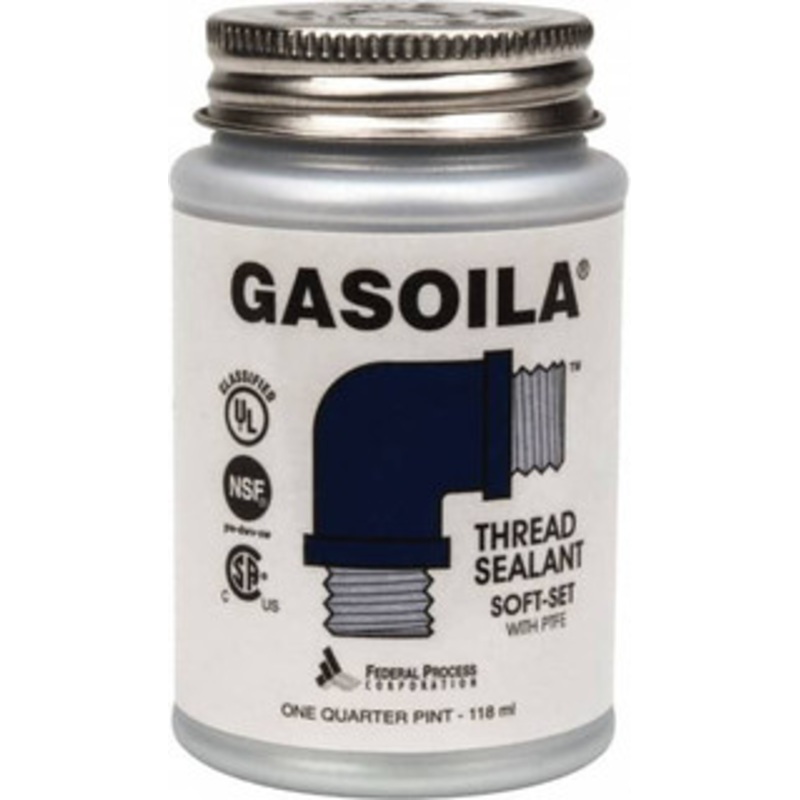 Federal Process 1/4 Pt Brush Top Can Blue/Green Easy Seal Applicator with Gasoila Soft-Set 600F Max Working Temp SS04 – 36912822