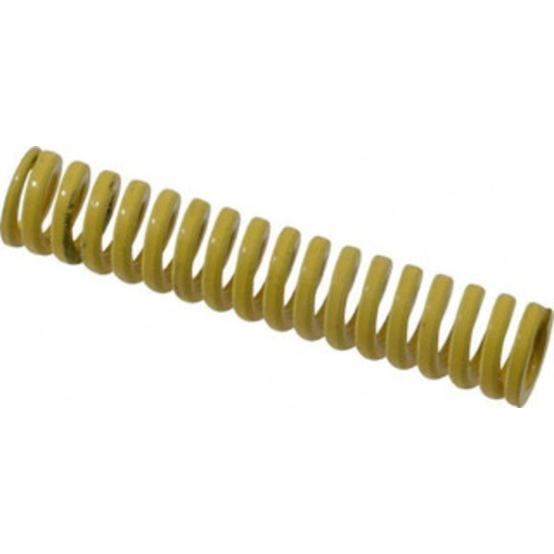 Danly 1/2 Hole Diam, 9/32 Rod Diam, 2-1/2 Free Length, Yellow Die Spring 12.4 Lb Max Deflection, 0.63 Max Deflection, Extra Heavy Duty, Chromium Vanadium Steel 9-0810-36 – 76016260