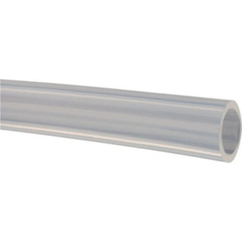 Made in USA 3/8 ID x 1/2 OD, 1/16 Wall Thickness, Cut to Length (50 ft. Standard Length) PTFE Tube Translucent, 56 Hardness TSFE14050006250 – 48702591