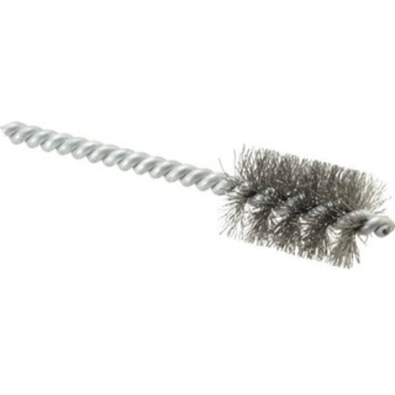 Schaefer Brush 5/8 Inch Inside Diameter, 13/16 Inch Actual Brush Diameter, Carbon Steel, Power Fitting and Cleaning Brush 3/16 Shank Diameter, 3-5/8 Inch Long, Twisted Wire Stem, 3/4 Inch Refrigeration Outside Diameter 08547-12 – 78176641