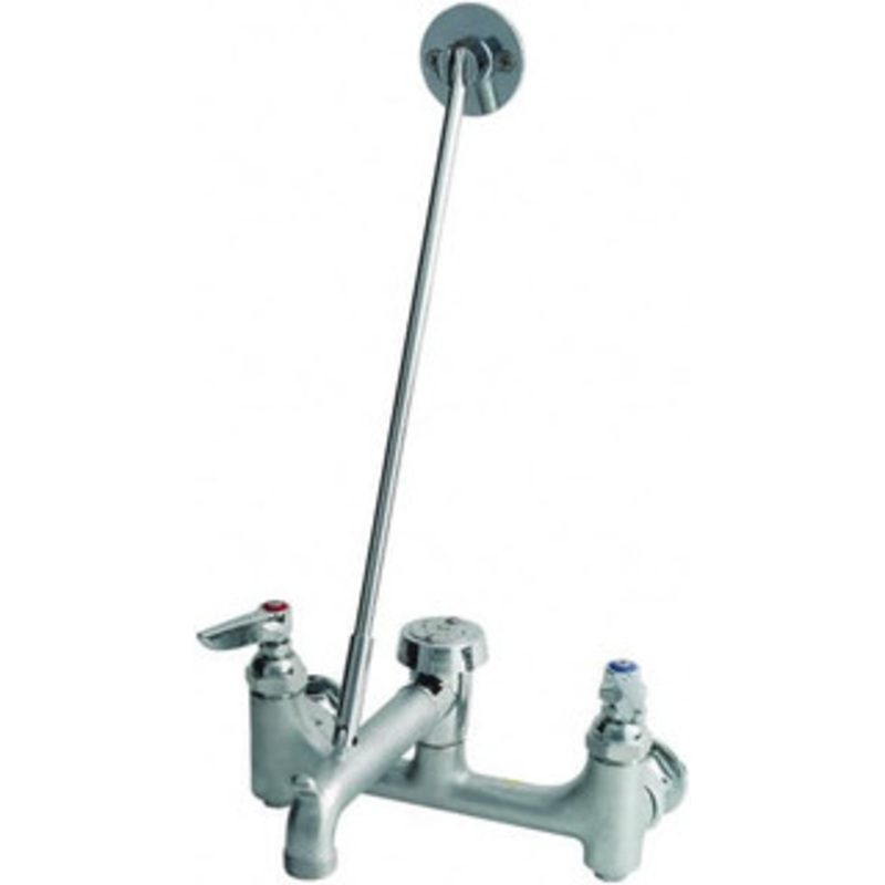 T&S Brass Standard with Hose Thread, 2 Way Design, Wall Mount, Laundry Faucet Lever Handle B-0665-BSTR – 32071946