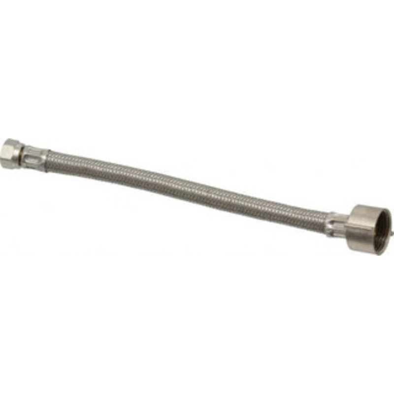 Value Collection 3/8 Compression Inlet, 7/8 Ballcock Outlet, Stainless Steel Closet Supply Line Use with Toilets 48087 – 08832230
