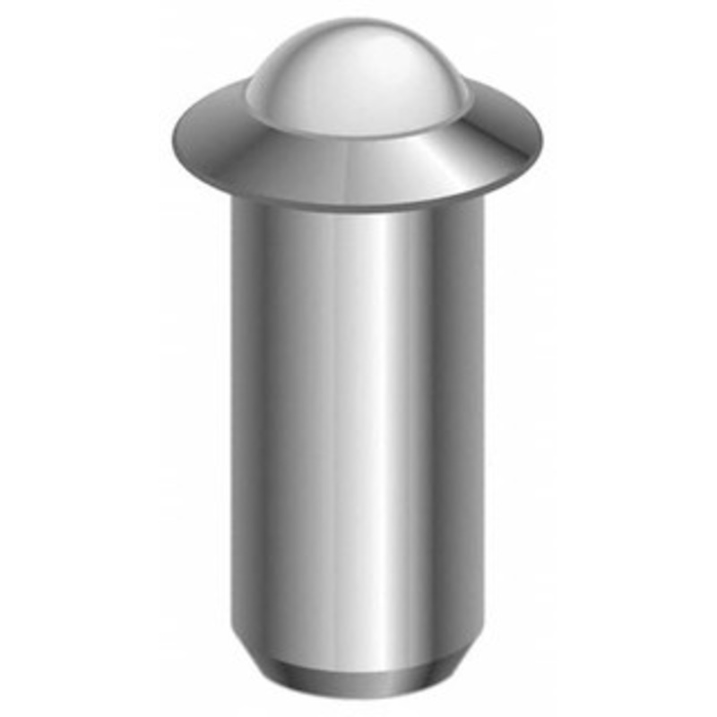 Vlier 1.1 Body Length x 1/2 Body Diam, 8 Lb Init to 18 Lb Final End Force, Steel Press Fit Ball Plunger 7/16 Ball Diam, 0.161 Max Ball Reach, 0.11 Flange Thickness DPFB60 – 01360841