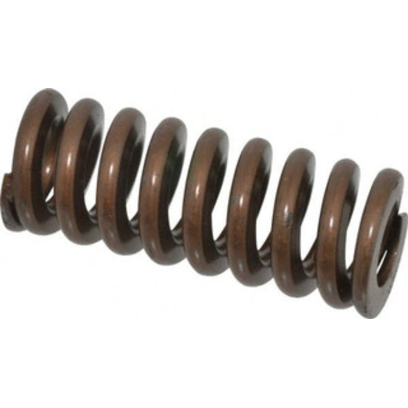 Associated Spring Raymond 1 Hole Diam, 1/2 Rod Diam, 2-1/2 Free Length, Gold Die Spring 510 Lb Max Deflection, 0.75 Max Deflection, Heavy Duty, Chromium Alloy Steel 105-510 – 07662737