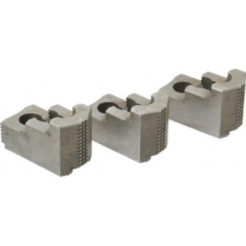 Atlas Workholding 10 Max Chuck Diam 1.5mm x 60 Serrated Hard Lathe Chuck Top Jaws Hard Steel, 1.57 OAW x 2.95 OAL x 1.96 OAH 8130-26624 – 85029056