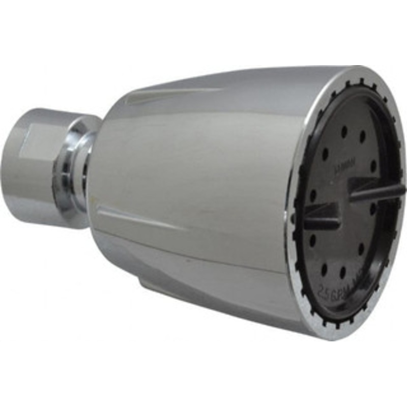 B&K Mueller 2.5 GPM, 2 Face Diameter, Shower Head with Brass Ball Joint Chrome Plated, ABS 141-012 – 37021961