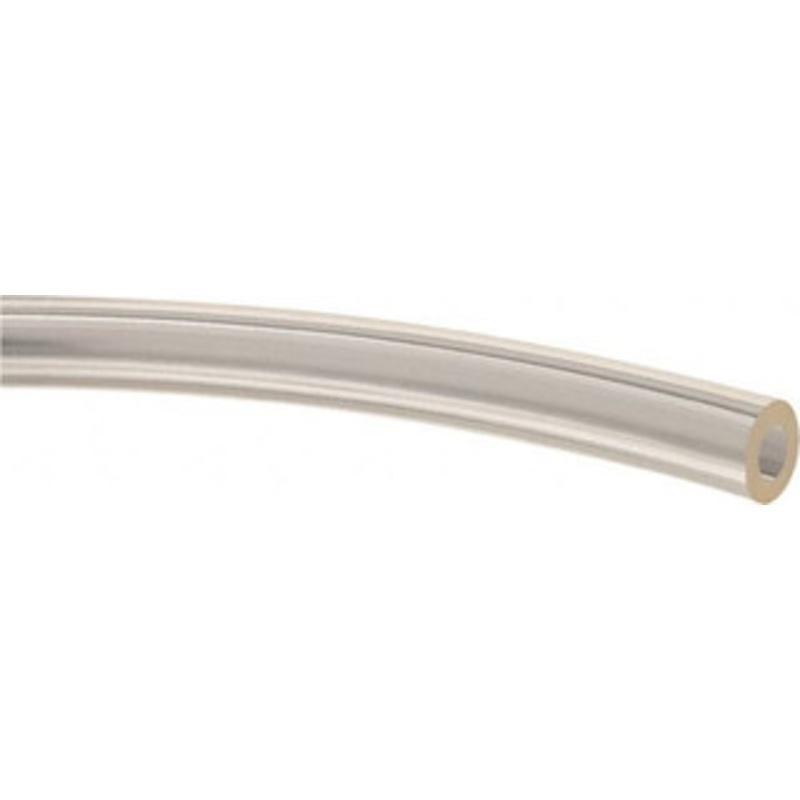 Made in USA 1/8 ID x 1/4 OD, 1/16 Wall Thickness, Cut to Length (100 ft. Standard Length) Polyurethane Tube Clear, 71 Max psi 509443 – 48525026