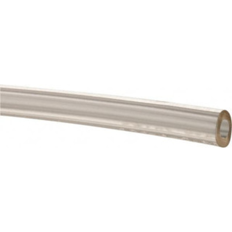 Made in USA 1/8 ID x 1/4 OD, 1/16 Wall Thickness, Cut to Length (50 ft. Standard Length) Plastic Tube Clear, 62 Max psi, 63 Hardness 509434 – 48517064