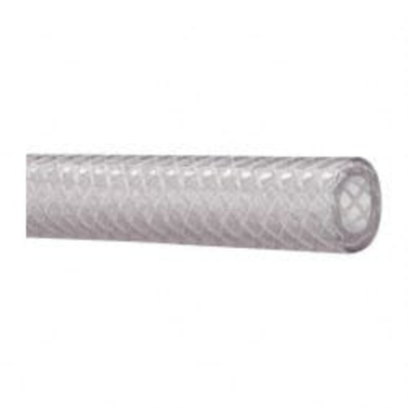 Made in USA 3/8 ID x 5/8 OD, 1/8 Wall Thickness, Cut to Length (100 ft. Standard Length) PVC Tube Clear, 230 Max psi, 80 Shore A Hardness SHW-055 – 48460067