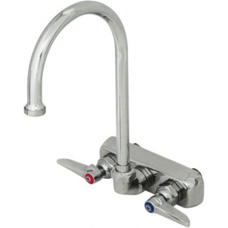 T&S Brass Standard, 2 Way Design, Wall Mount, Workboard Wall Mount Faucet 8-3/4 Inch Spout, Lever Handle B-1146 – 32071722