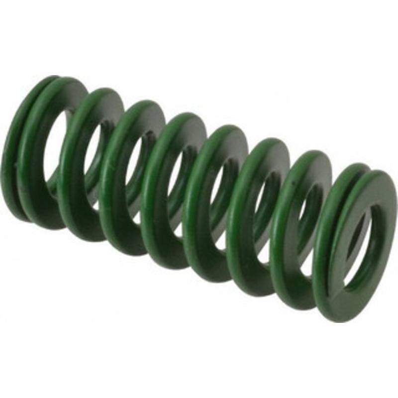 Associated Spring Raymond 20mm Hole Diam, 10mm Rod Diam, 1-3/4 Free Length, Green Die Spring 540 N Max Deflection, 18mm Max Deflection, Light Duty, Chromium Alloy Steel 203-407 – 67898593
