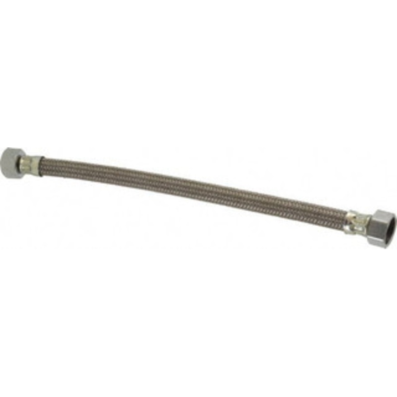 BrassCraft 1/2 FIP Inlet, 1/2 FIP Outlet, Brass Flexible Connector Braided Stainless Steel, Use with Sinks B8-12A F – 36985596