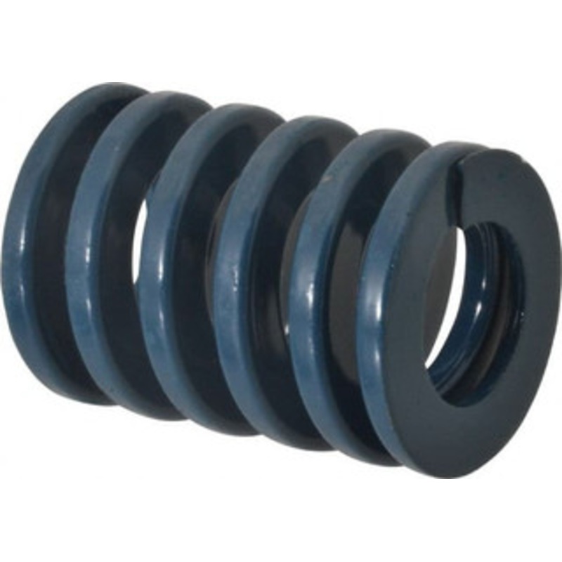 Danly 1-1/2 Hole Diam, 3/4 Rod Diam, 2 Free Length, Blue Die Spring 97.4 Lb Max Deflection, 0.75 Max Deflection, Medium Duty, Chromium Vanadium Steel 9-2408-21 – 76013218