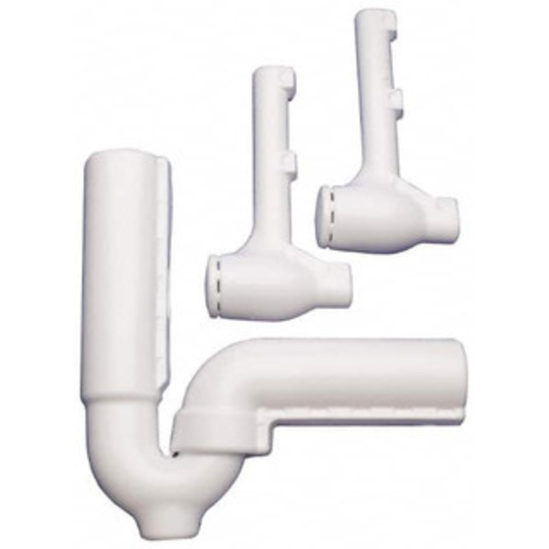 Federal Process 1-1/2 Inch Pipe, Protect-a-trap Offset Cover Only White, PVC JB505 – 82722687