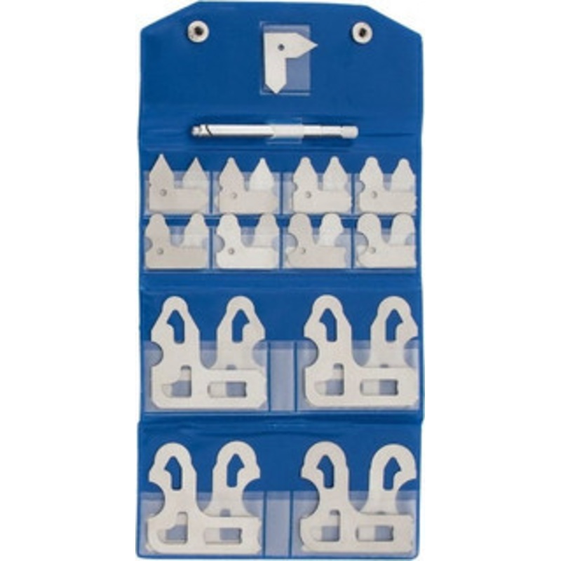 Value Collection Radius Gage Fractional Set, 25 Piece, 1/64 to 1/2 Inch – 50-140-3