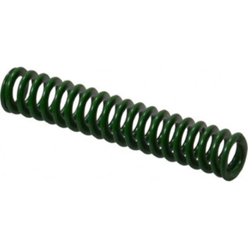 Associated Spring Raymond 10mm Hole Diam, 5mm Rod Diam, 2 Free Length, Green Die Spring 104.5 N Max Deflection, 20.9mm Max Deflection, Light Duty, Chromium Alloy Steel 203-108 – 67898338
