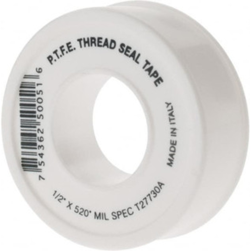 Value Collection 1/2 Wide x 520 Long General Purpose Pipe Repair Tape -450 to 550F, White 40051-C – 00322057