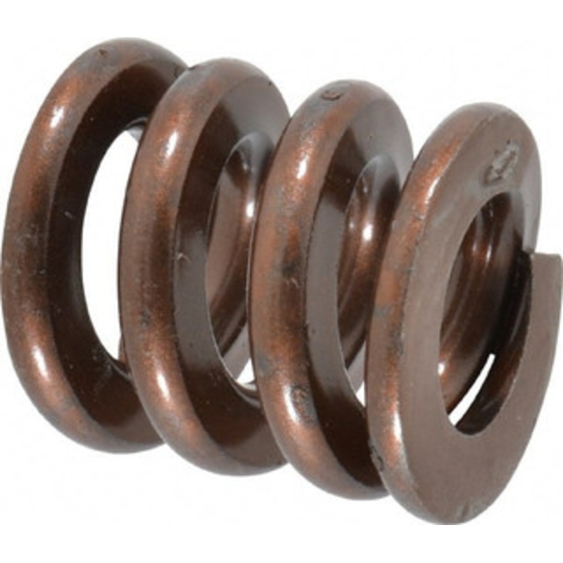 Associated Spring Raymond 1 Hole Diam, 1/2 Rod Diam, 1 Free Length, Gold Die Spring 624 Lb Max Deflection, 0.3 Max Deflection, Heavy Duty, Chromium Alloy Steel 105-504 – 07662687