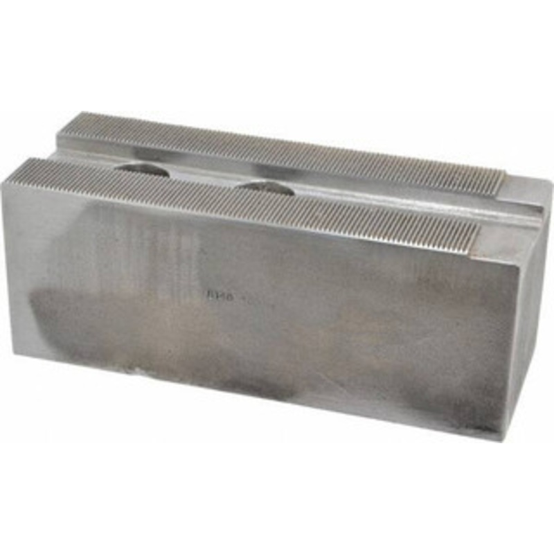 Atlas Workholding 1.5mm x 60 Serrated Attachment, Square Soft Lathe Chuck Jaw Steel, 1.69 Btw Mount Hole Ctrs, 6-1/2 Long x 2-1/2 Wide x 2-1/2 High, 0.866 Groove, M20mm Fastener 8140-40525 – 85029015