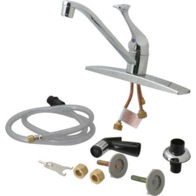 B&K Mueller Deck Plate Mount, Kitchen Faucet without Spray One Handle, Lever Handle, Standard Spout 222-108 – 65382665