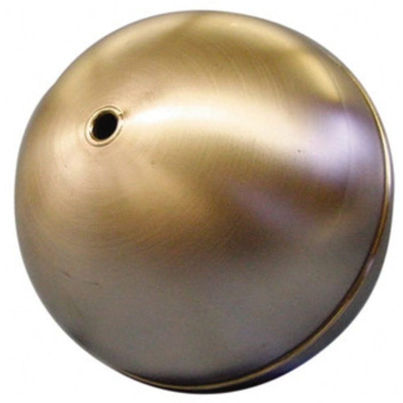 Made in USA 2-1/2 Diam, Spherical, Tubed Through Connection, Metal Float 1/4 Rod Thread, Stainless Steel, 750 Max psi, 26 Gauge RT25625 – 57284283