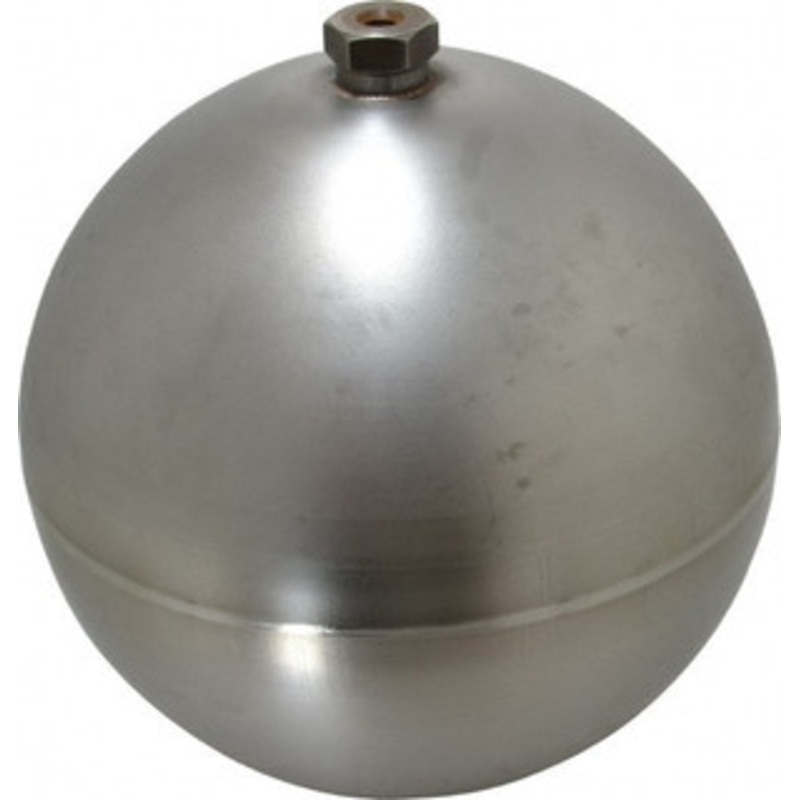 Made in USA 8 Diam, Spherical, Hex Spud Connection, Metal Float 3/8-16 Thread, Stainless Steel, 450 Max psi, 21 Gauge RS48021H – 07439060