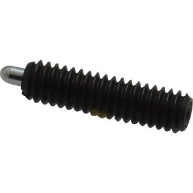 Vlier 8-32, 5/8 Thread Length, 3/32 Plunger Projection, Steel Threaded Spring Plunger 0.069 – 0.07 Max Plunger Diam, 5/8 Plunger Length, 0.7 Lb Init End Force, 2.3 Lb Final End Force S51P – 62116728