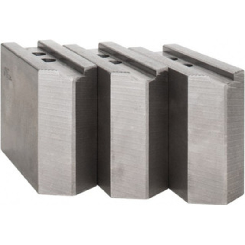 Abbott Workholding 12 & Up Chuck Capacity, 1.5mm x 60 Serrated Attachment, Square Soft Lathe Chuck Jaw 3 Jaws, Steel, 1.1811 Btw Mount Hole Ctrs, 5-1/2 Long x 2 Wide x 4 High, 0.8268 Groove, 0.6299 & 16mm Fastener KTTB212S4 – 00909713