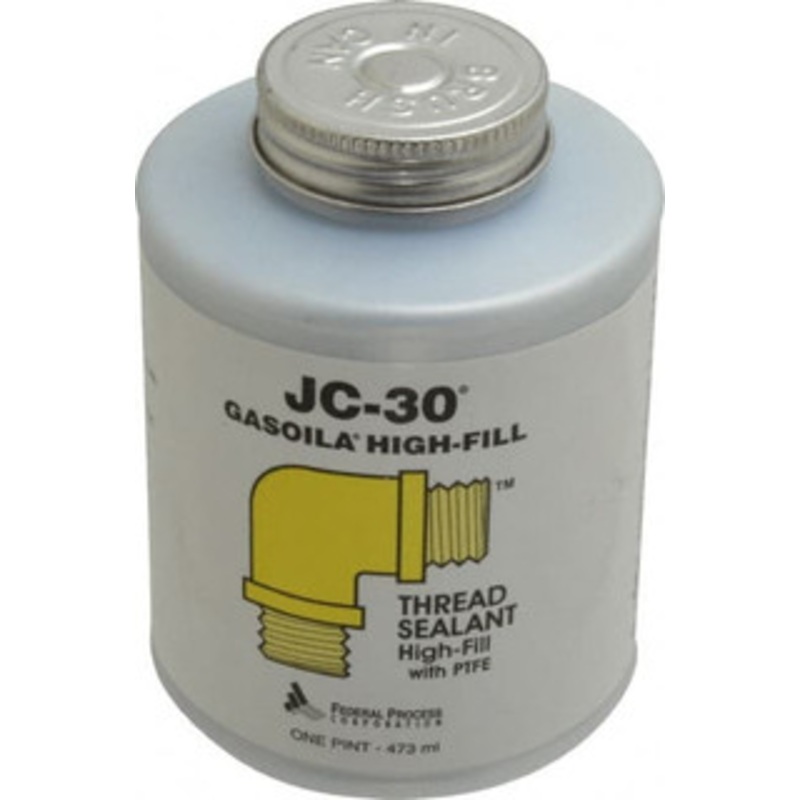 Federal Process 1 Pt Brush Top Can Oyster White Federal JC-30 Thread Sealant with PTFE 500F Max Working Temp JC16 – 36913028